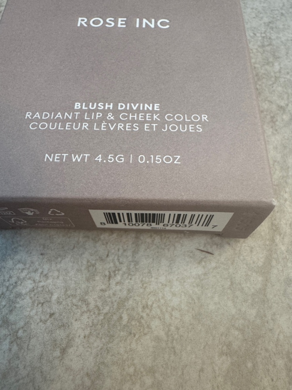 Rose INC- Heliotrope Blush Divine, Radiant Lip & Cheek Color - Picture 2 of 6